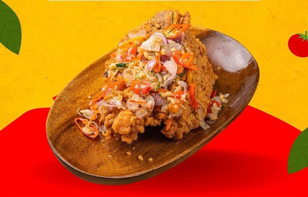 Menu Ayam Geprek Gold Chick di Bintaro